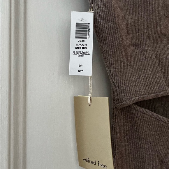 Wilfred cut-out knit mini NWT Size S - Picture 3 of 4